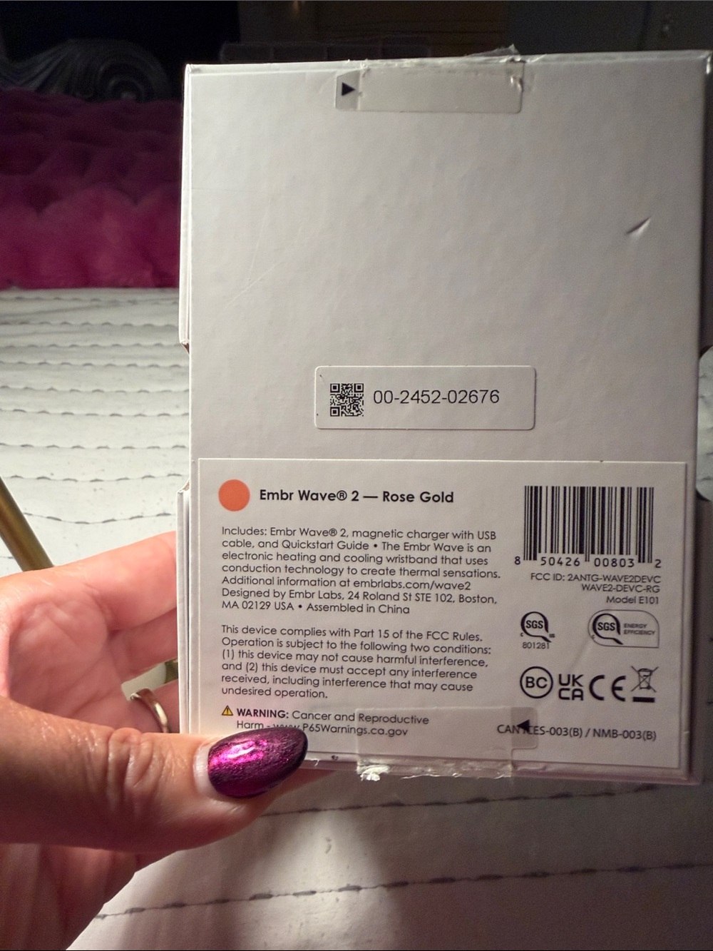 Wave 2 Personal Thermal Wearable — Rose Gold - Picture 10 of 10
